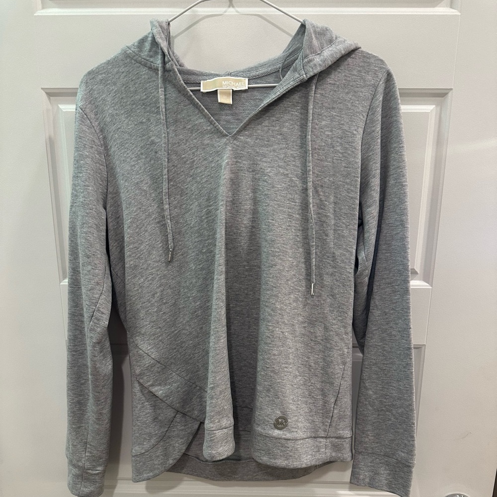 Michael Kors Grey Long Sleeve Hoodie Medium